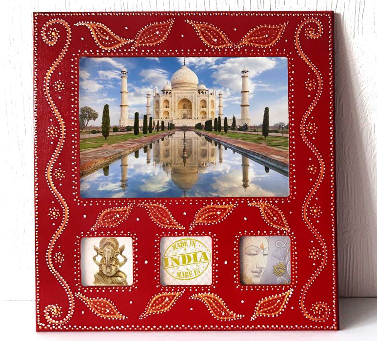 Рамка для изображений в индийском стиле ручная работа интерьер дизайн