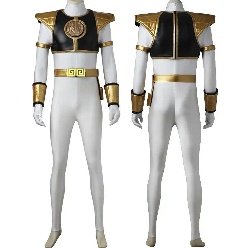 Fato Power Ranger Branco Tommy Oliver