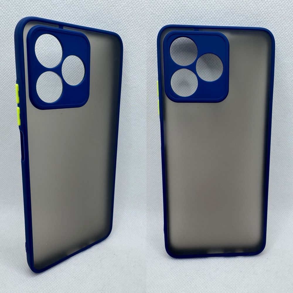 Противоударный чехол для Realme Note 50 C51 C53 матовый защита камеры