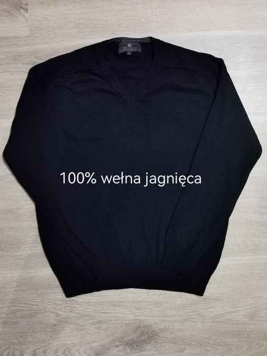 Sweter wełniany (wool), M&S collection, rozmiar L