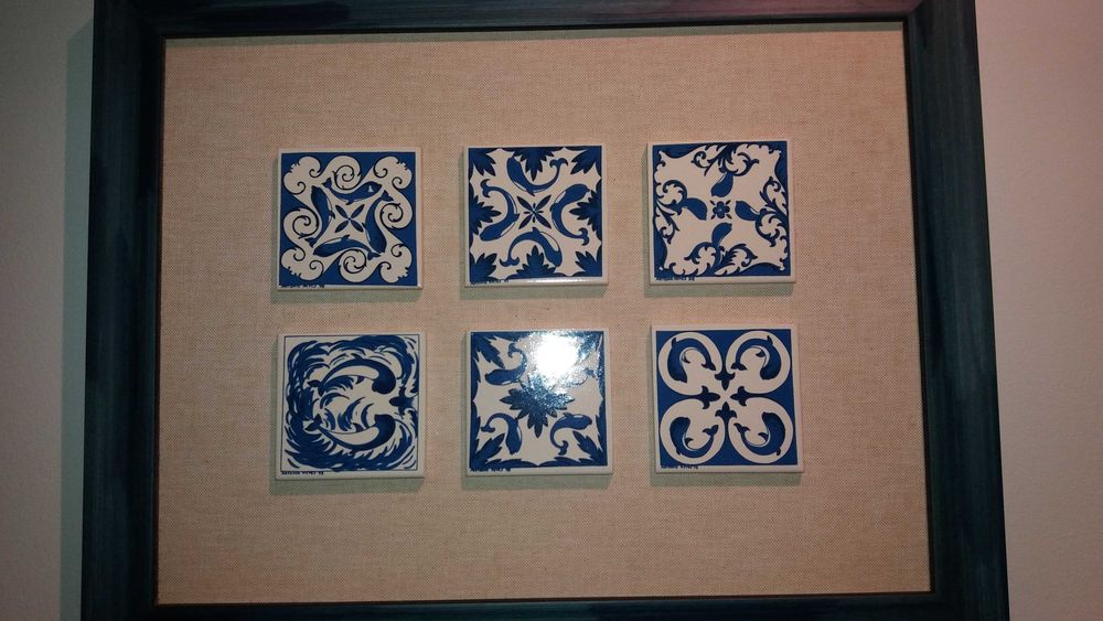 Quadro com azulejos motivos Expo 98.