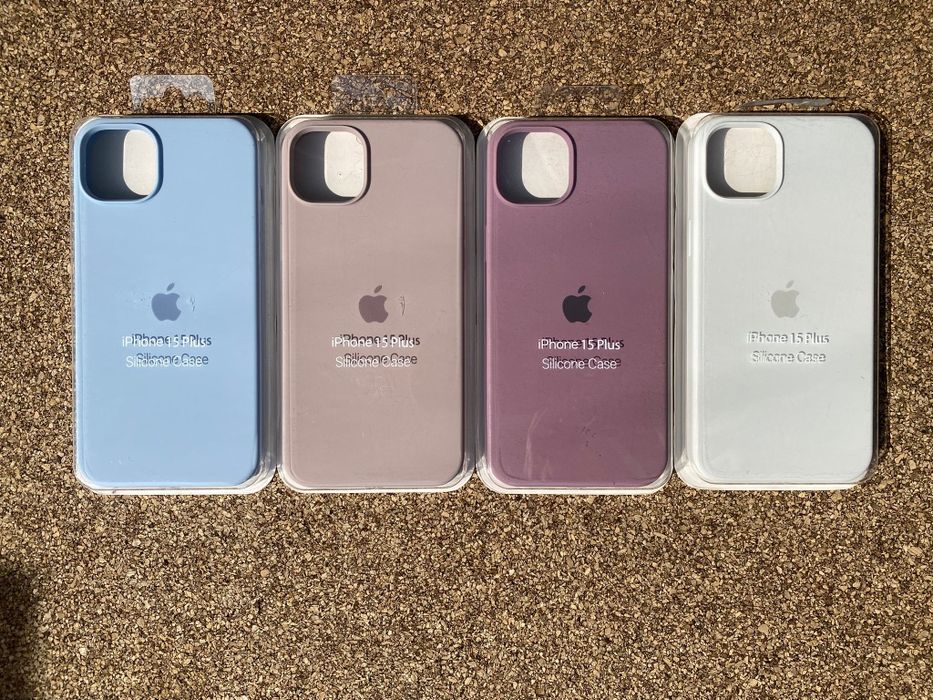 Etui silikonowe iPhone 11 - 12 - 13 - 14 - 15 Pro /Max/Plus (3 etui)
