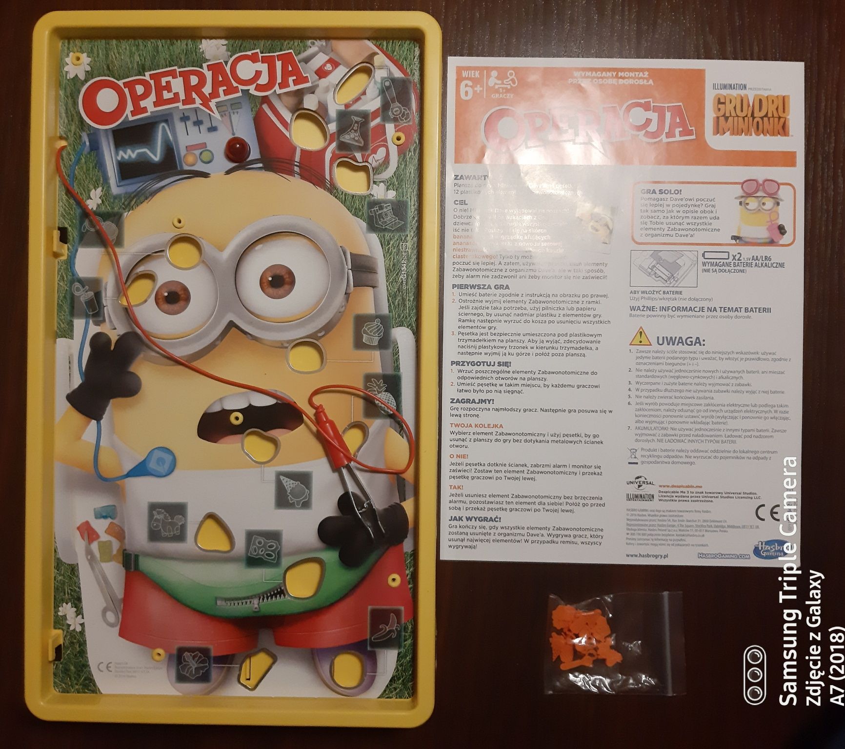 Gra Hasbro Minionki Operacja