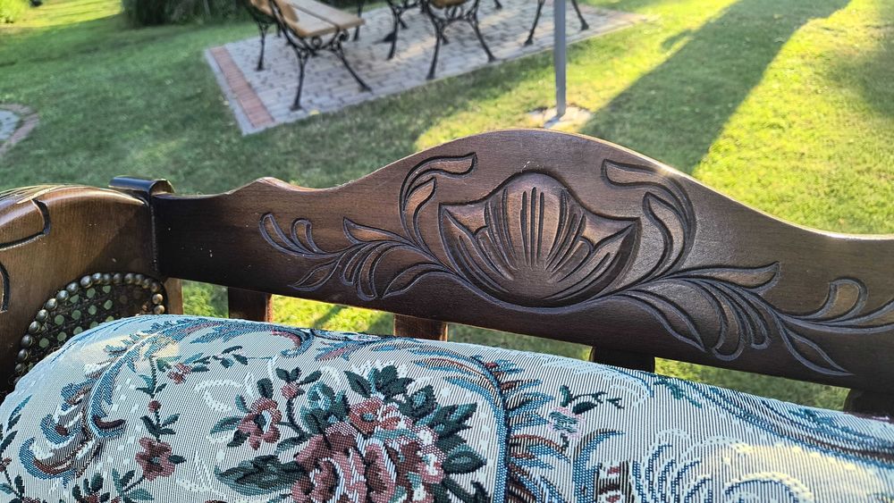 Stylowy komplet wypoczynkowy 3+1+1