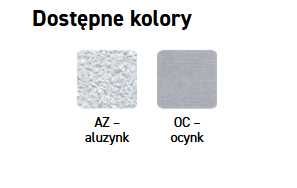 Blacha trapezowa T-18 BLACHY PRUSZYŃSKI I gat. aluzynk/ocynk