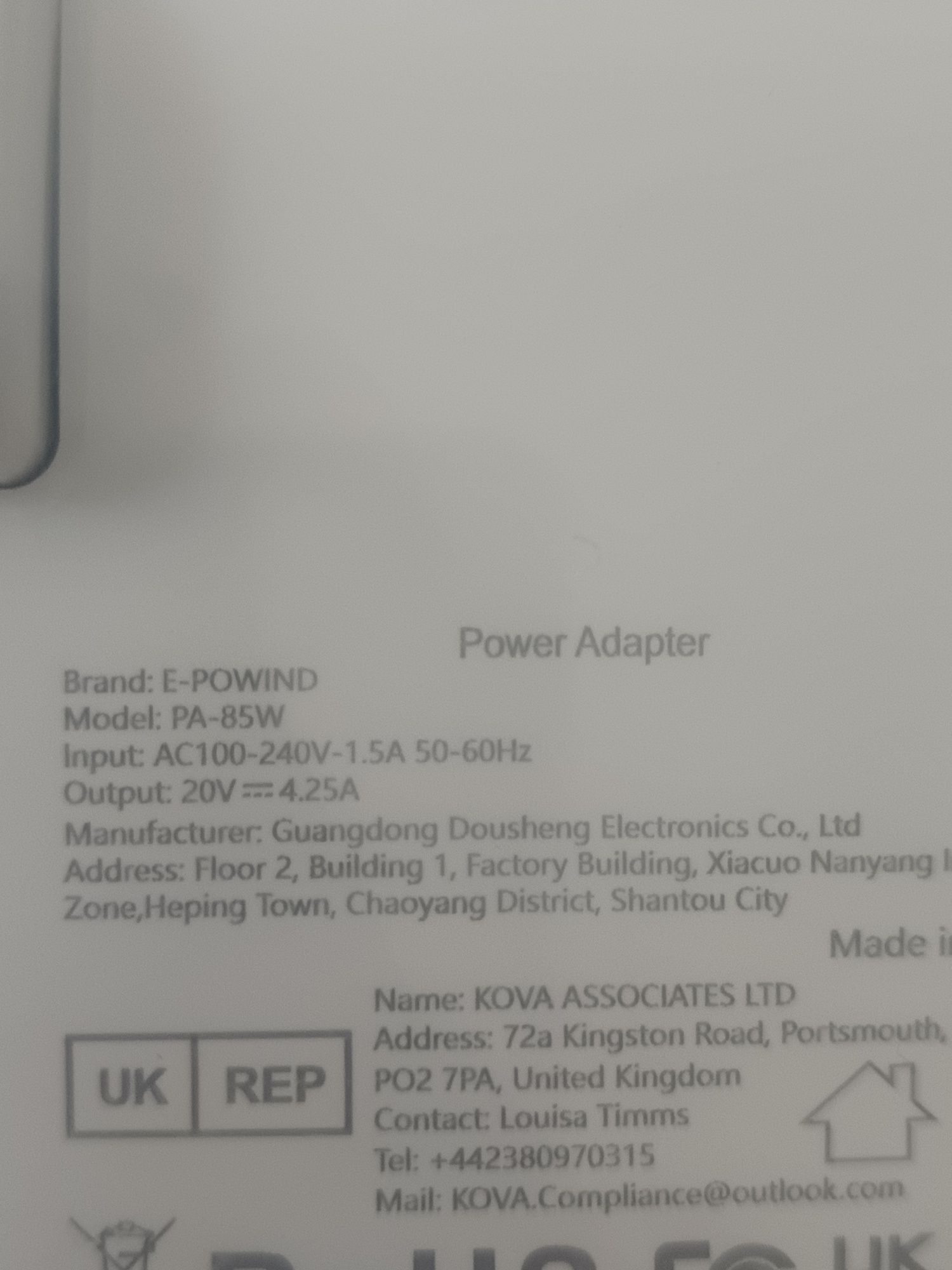 Ładowarka do Macbooka PRO 13 cali 85W
