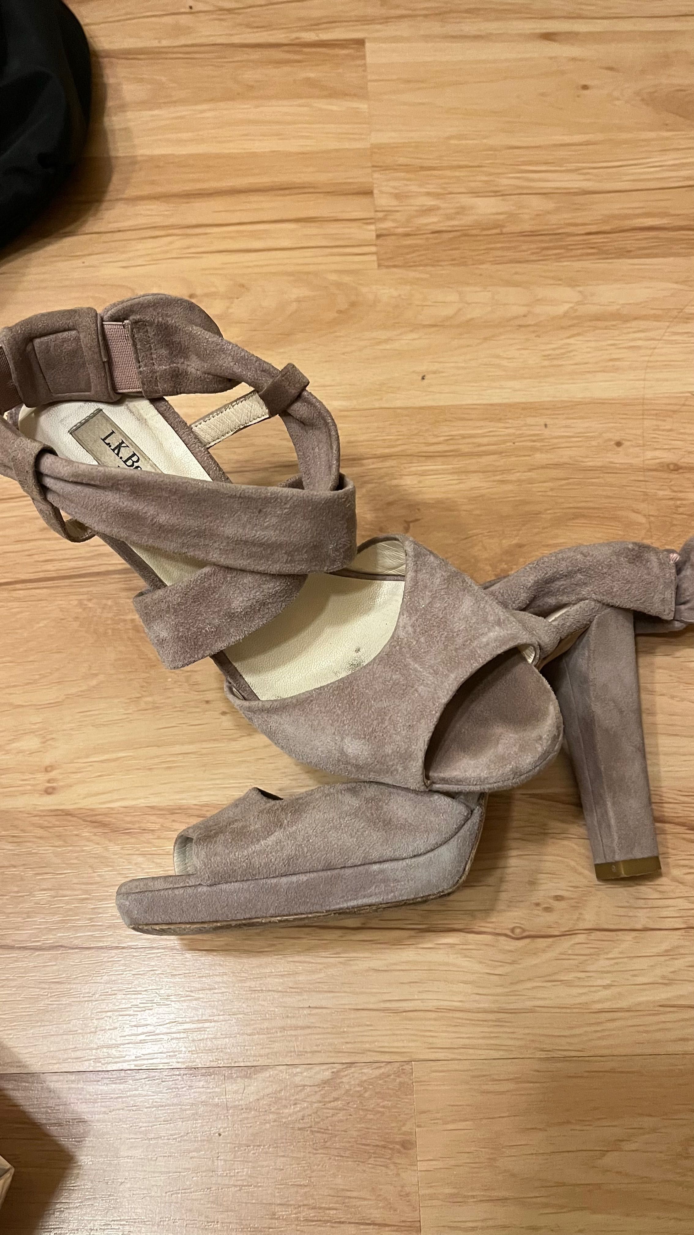 Buty na obcasie Skórzane l.k. Bennett 37/38