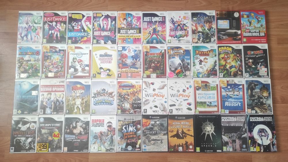 Jogos Wii-U e Wii, GameCube, PC e Guitar Hero