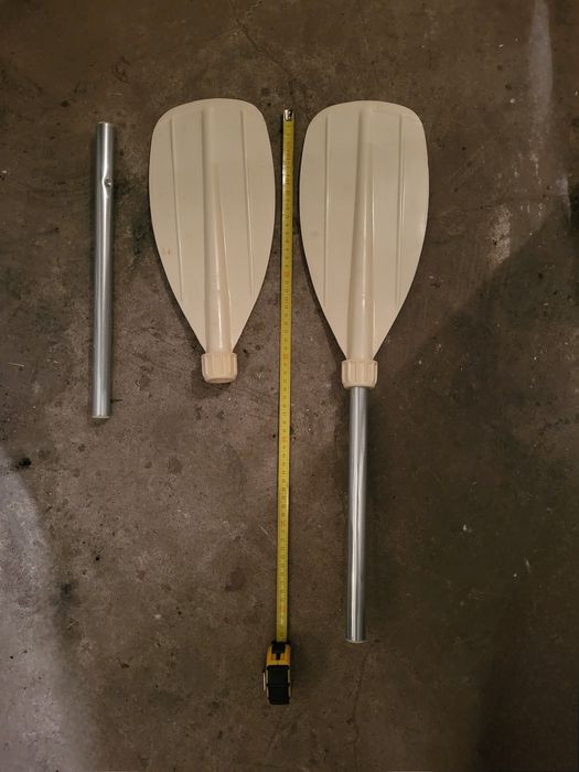 Wiosła krótkie 60 cm.