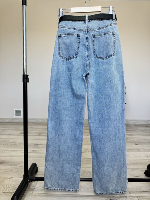 Штани джинси сині палаццо 36 S розмір жіночі