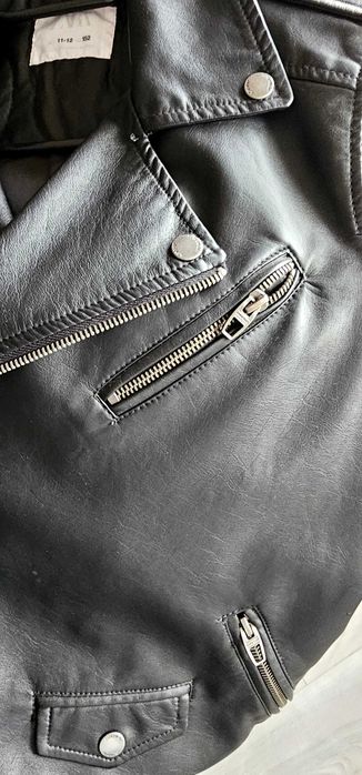 Kurtka  ZARA typu Ramoneska skóra ekologiczna 11-12 lat