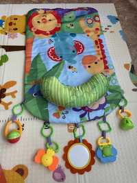Дитячий килимок з подушечкою детская подушка для лежания на животе