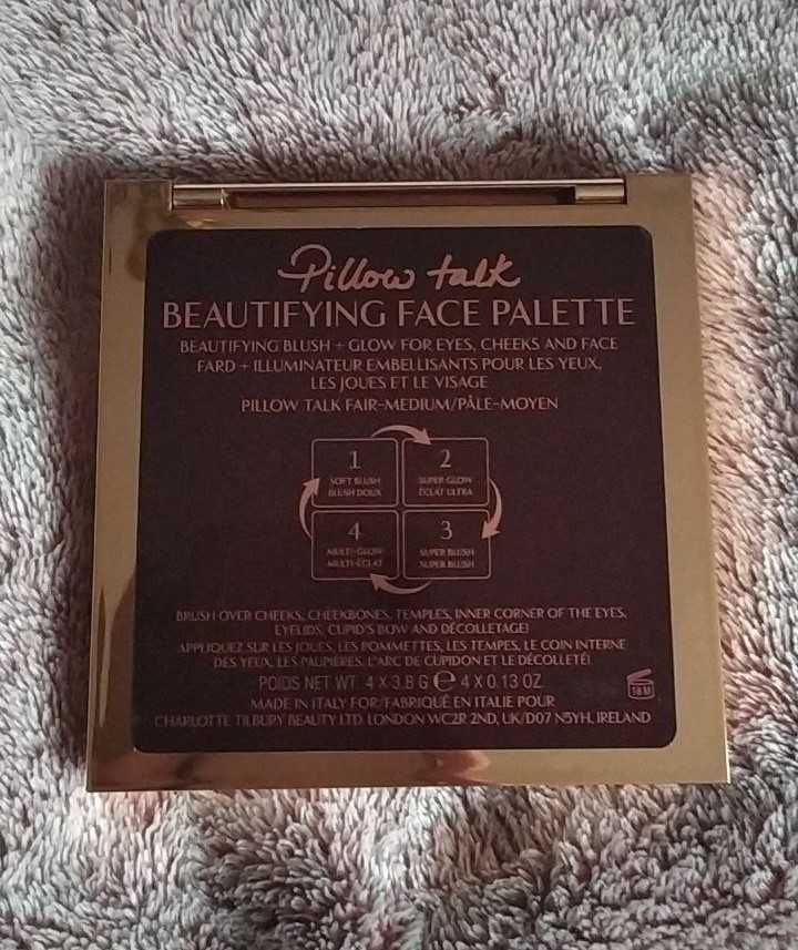 Charlotte Tilbury Pillow talk face beautifying palette