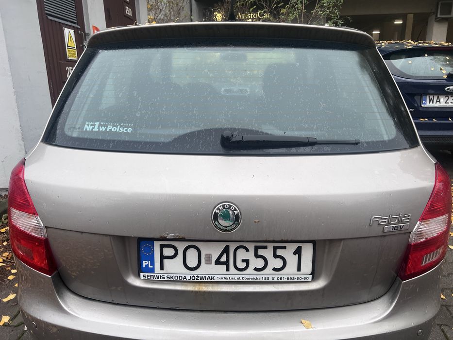 Skoda Fabia na części 2 9202 Maska Lampa Zderzak