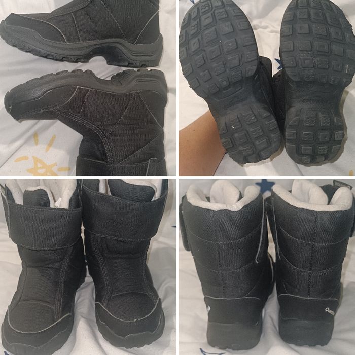 Зимние термосапожки Quechua waterproof сапоги 26 27 30 16 16,5 18см