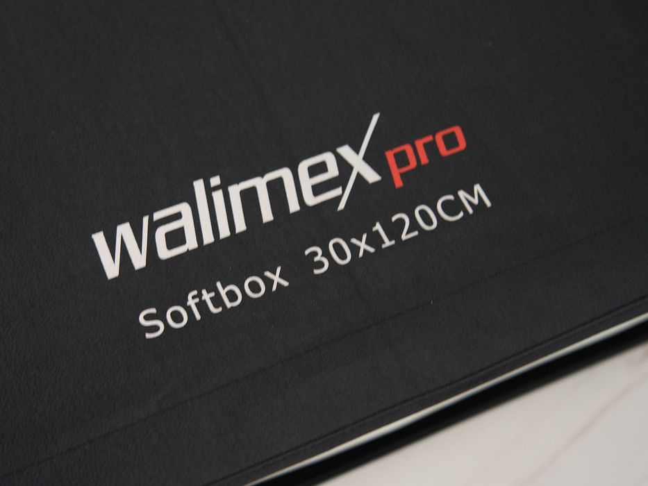 2 Softbox Walimex Pro 30x120 cm Bowens + extras