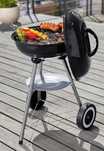 GRILL kulisty na kółkach z pokrywką GRILLMEISTER