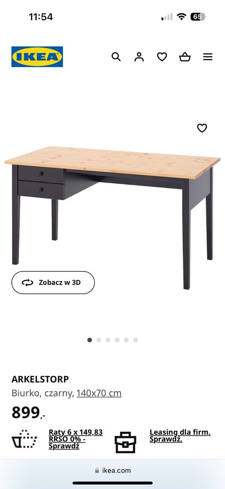 Biuroo ikea ARKELSTORP