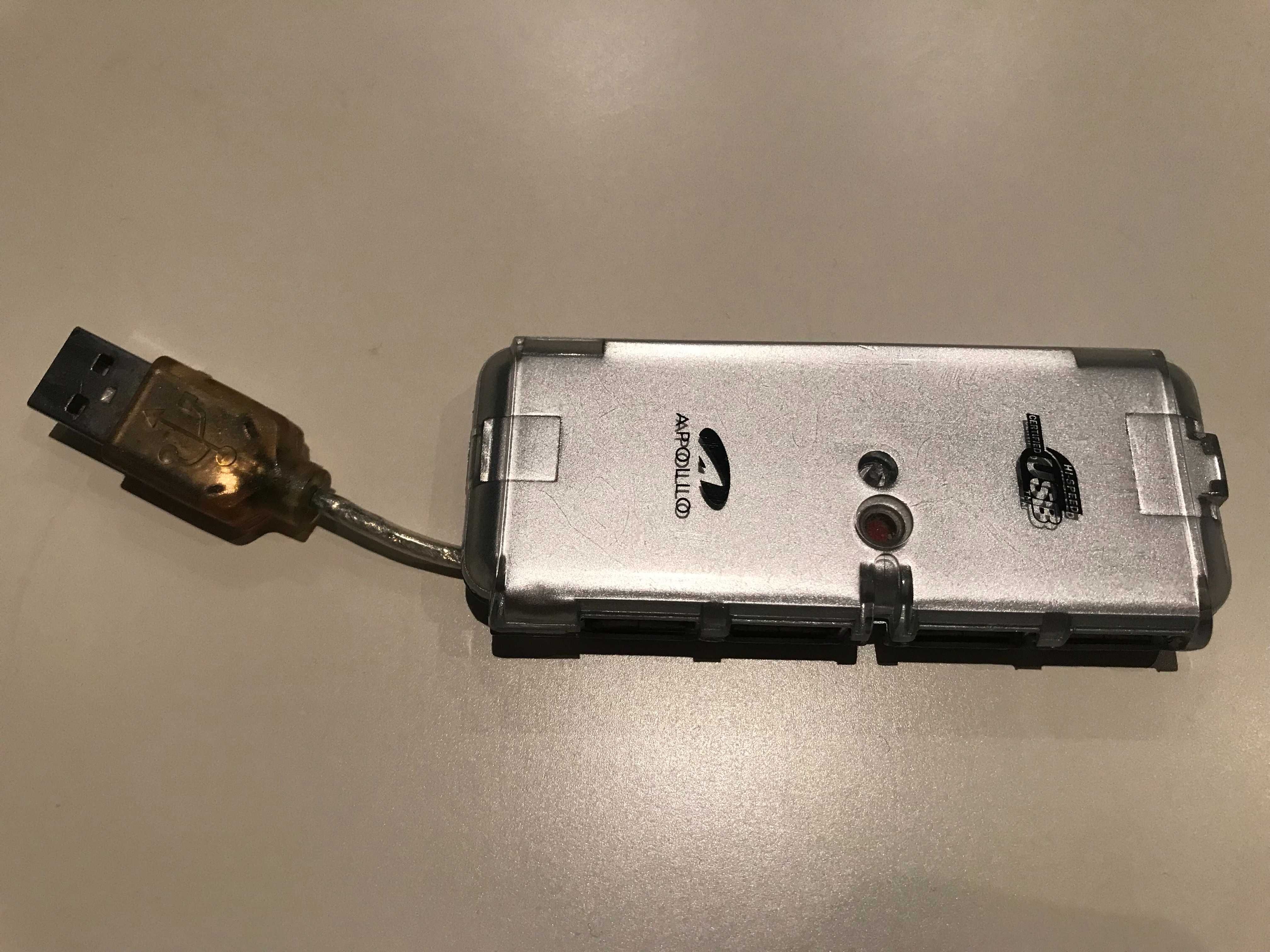 Hub USB z 4 portami - stan nieznany/zepsuty