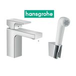 HANSGROHE смеситель на умывальник с гигиен. лейкой 71216000