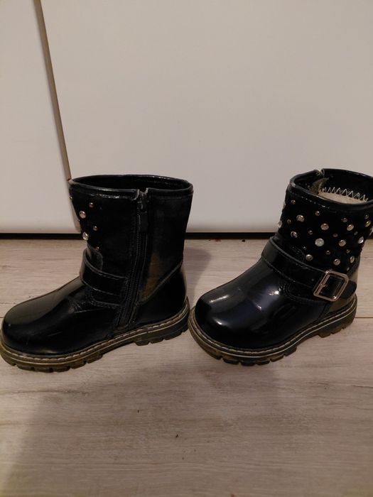 Buty zimowe dziecięce dziewczęce, rozmiar 23.