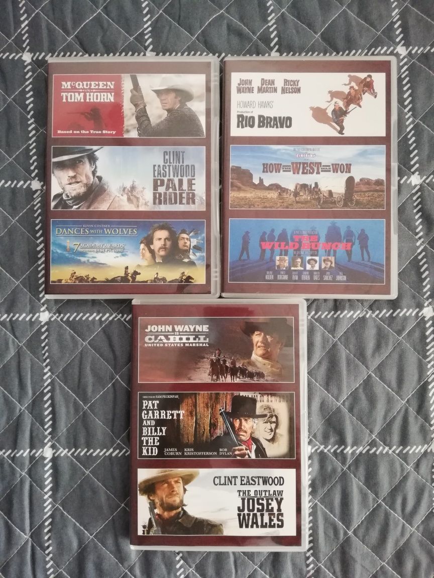 Colecção de grandes filmes Western em dvd (portes grátis)