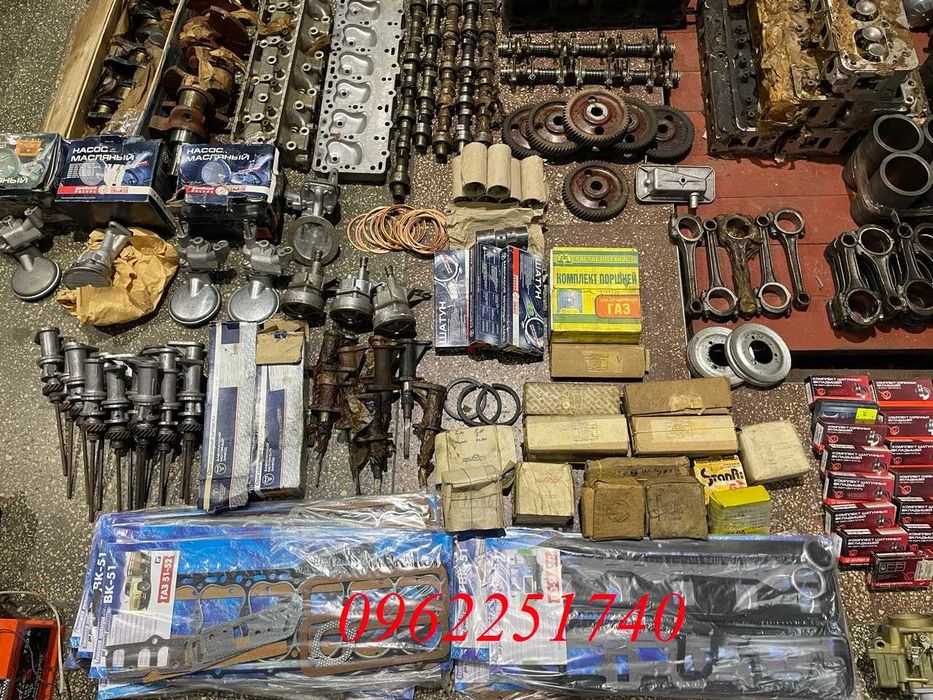 Запчасти двигателя Уаз, Газ 21 Газ 24, Газ 53 Газ 66, Змз 402, Змз 406
