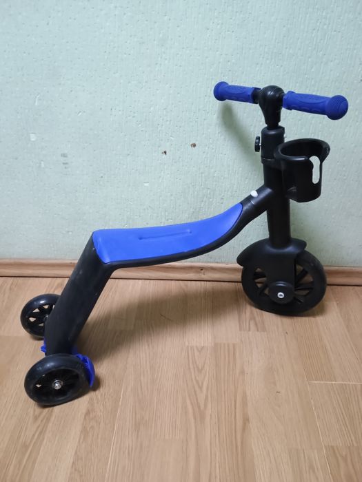 Самокат беговел scooter 2 в 1
