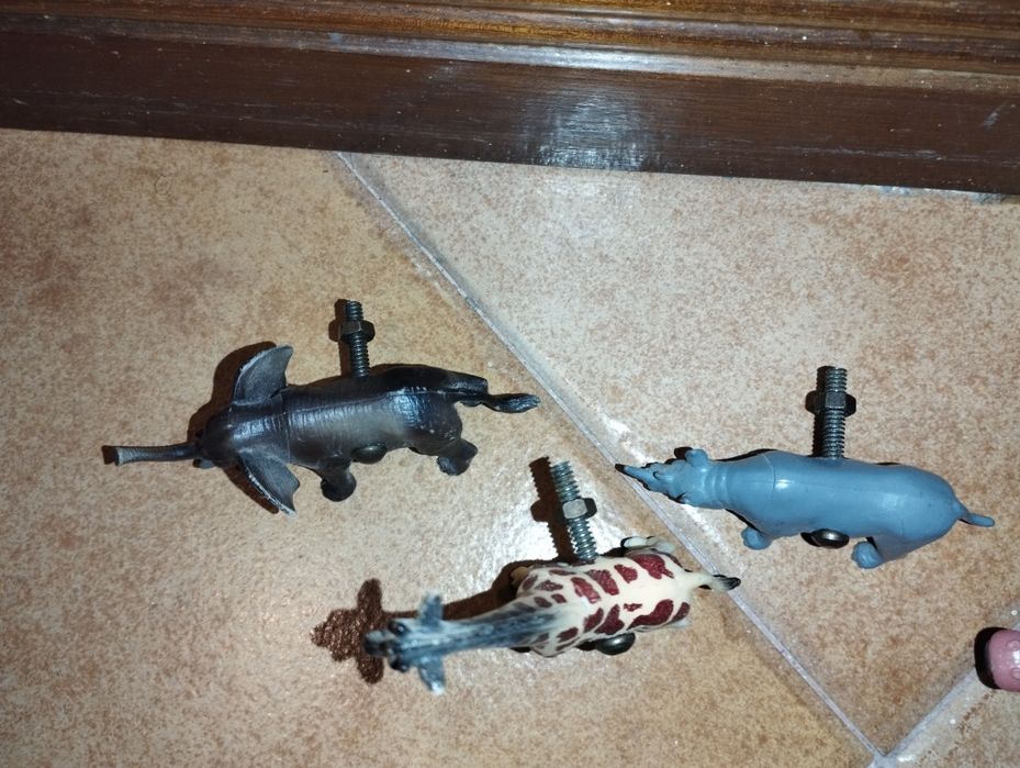 6 Puxadores de gaveta - Animais