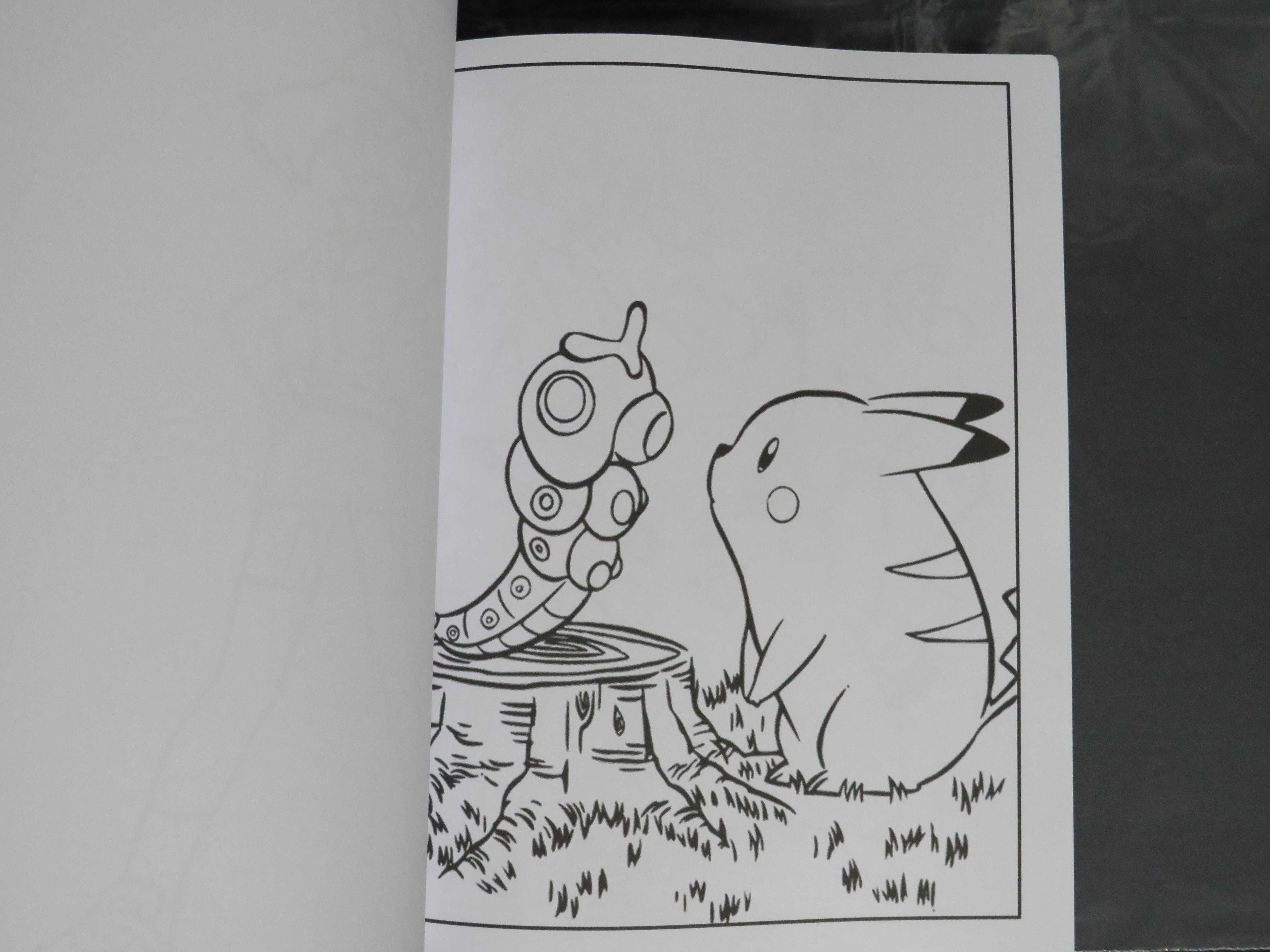 Livro Pokemon para pintar + oferta caixa lapis cera Novo e Selado