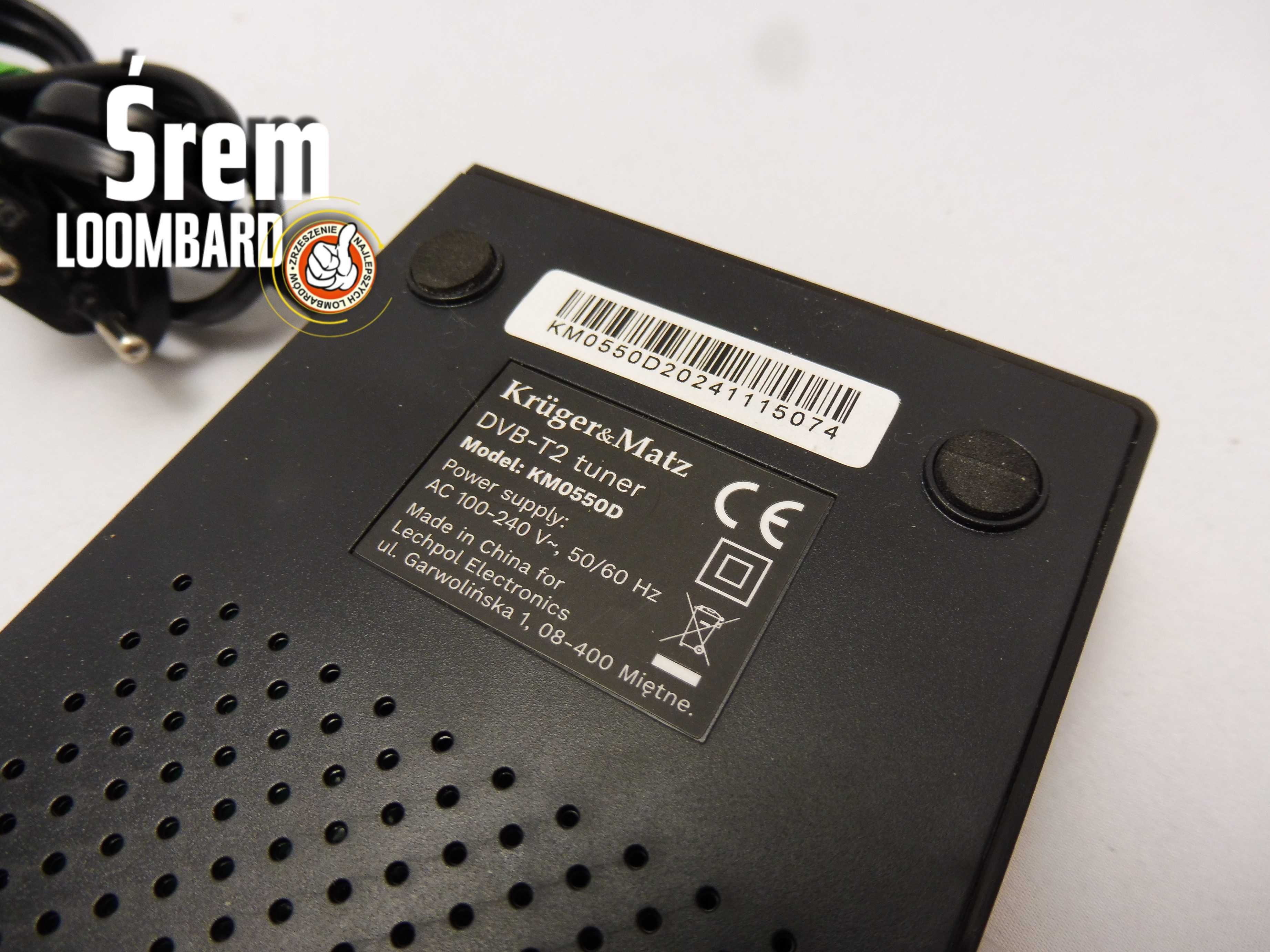 Nowy Dekoder/Tuner Kruger&Matz KM0550D, Komplet!