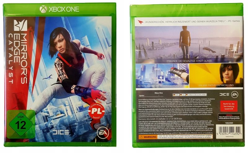 Xbox ONE Mirrors Edge Catalyst Napisy PL
