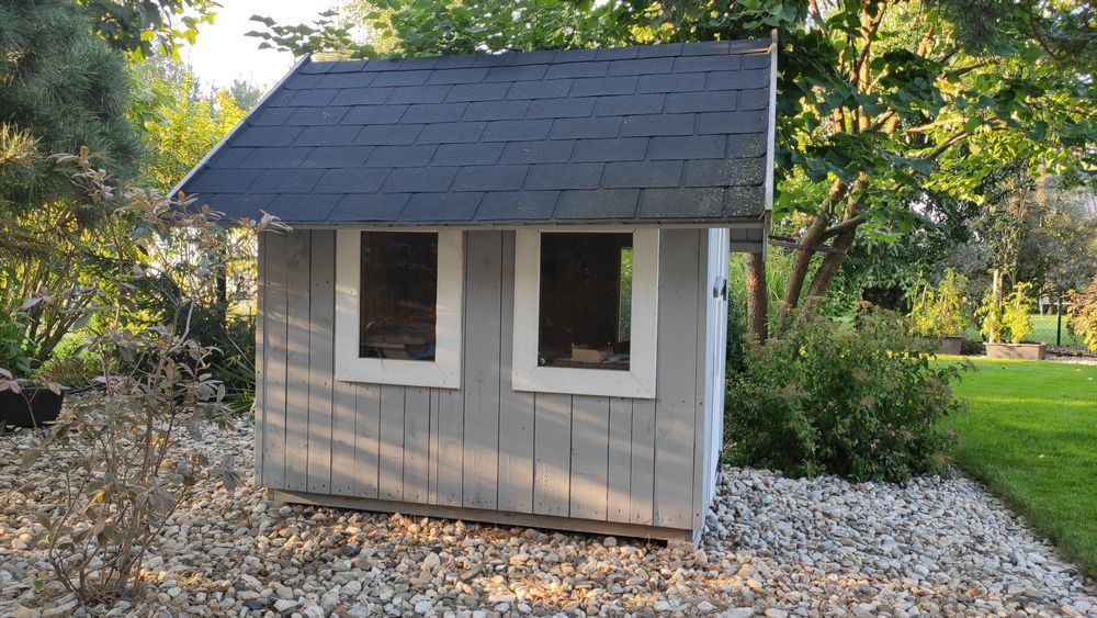 Domek ogrodowy drewniany dla dzieci