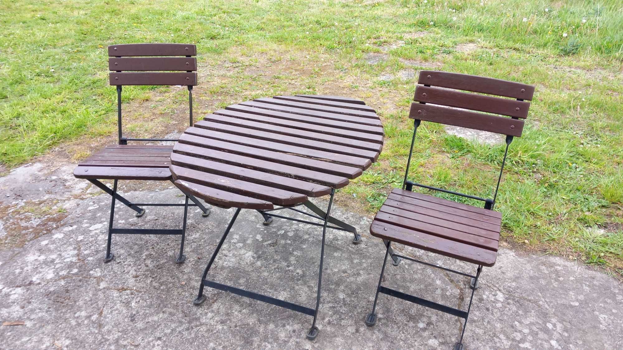 Krzesła stoły ogrodowe plastikowe metalowe