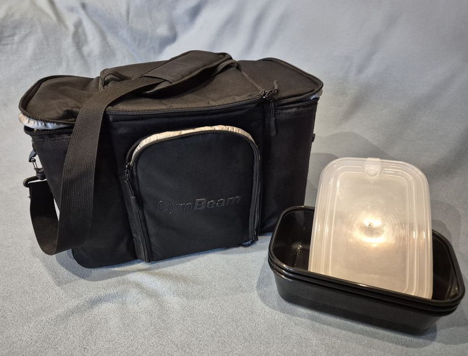 Torba termiczna GymBeam + pojemniki