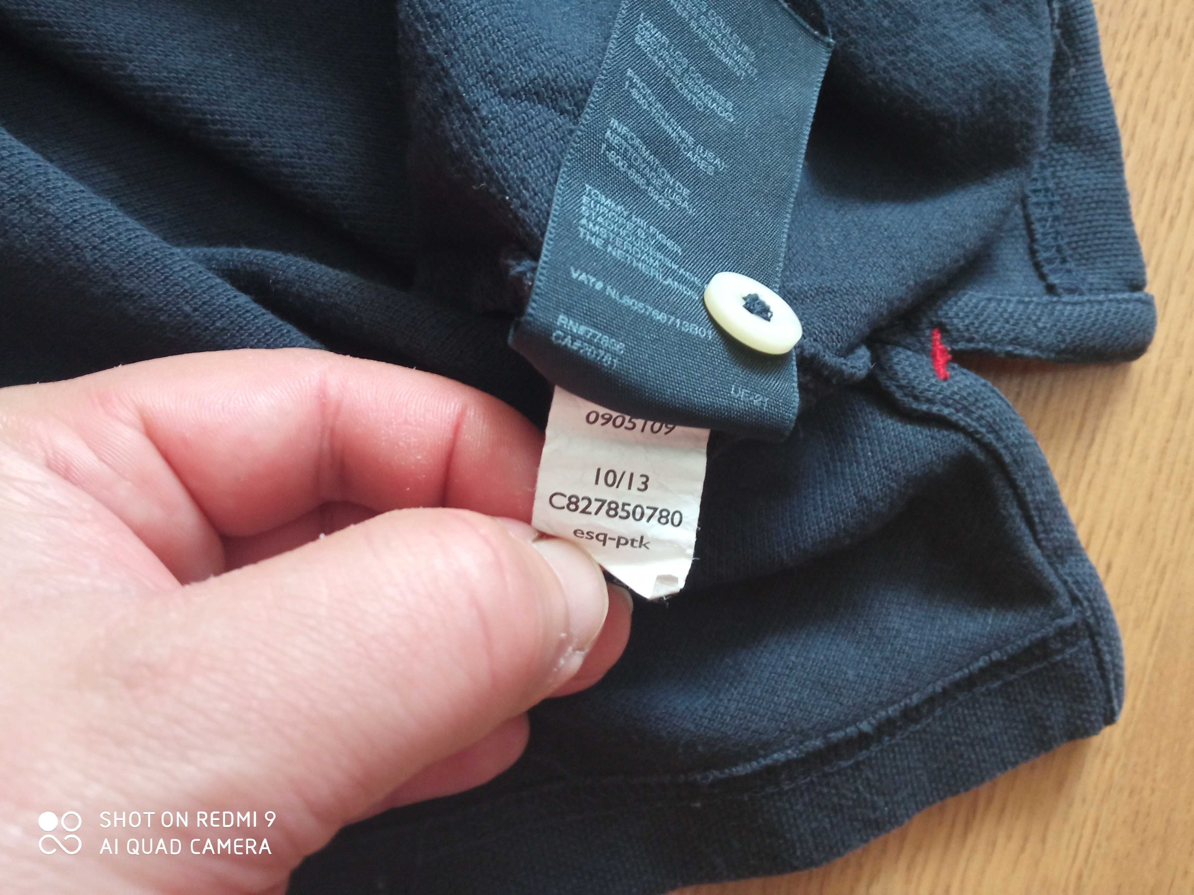 Tommy Hilfiger męska koszulka polo duże logo na piersi - M