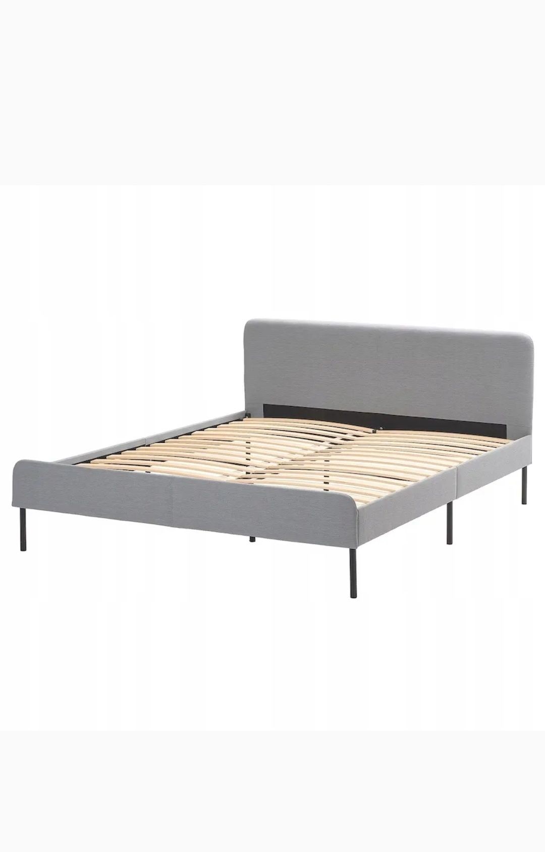 Łóżko sypialnia Ikea szare klasyczne