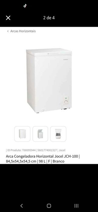 Arca jocel em bom estado