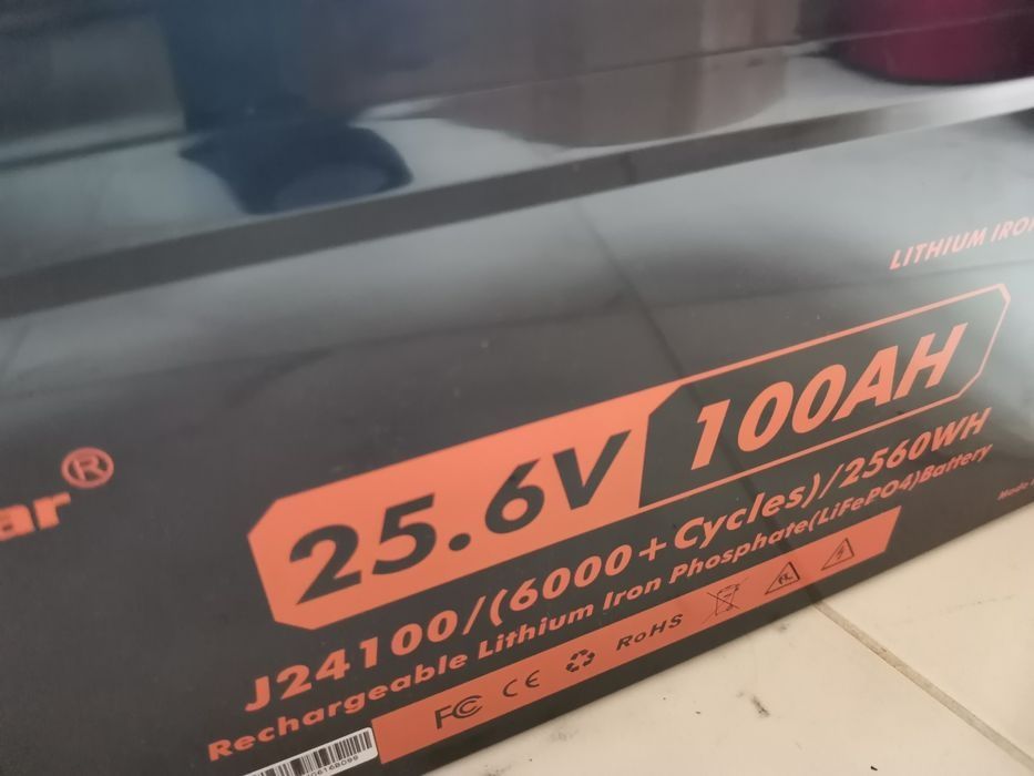 АКБ Акумулятор LiFePo4 jsdsolar j24100 24 В 25.6 V 100 AH 2560 Вт/год