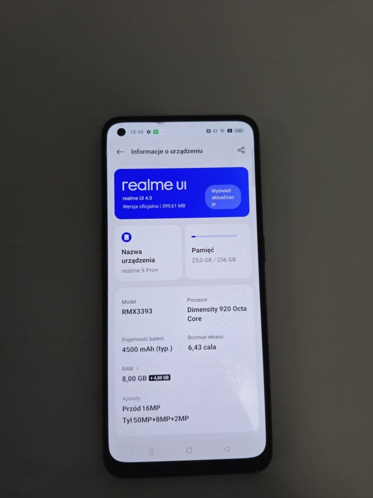 Na sprzedaż Realme 9 pro+