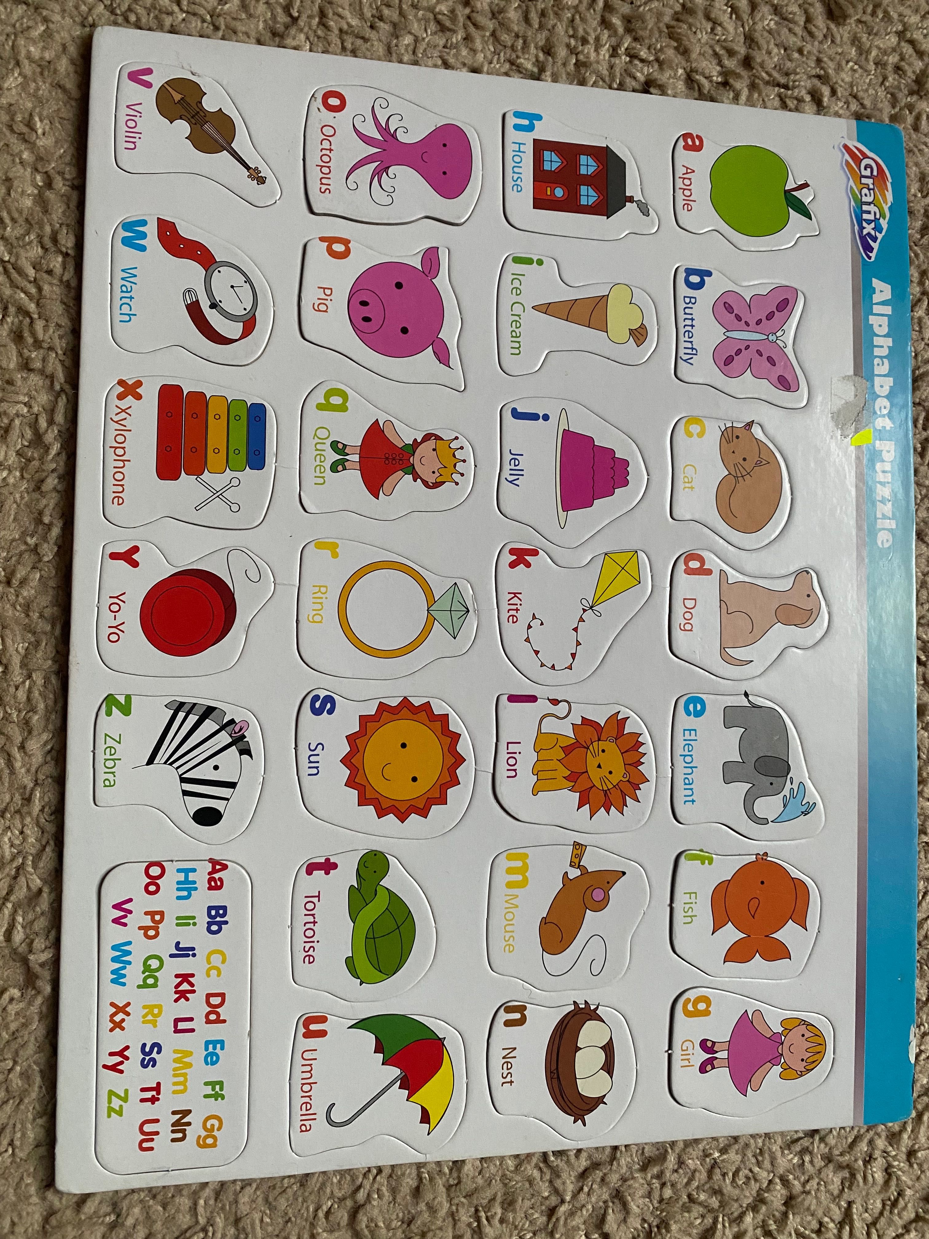 Puzzle alfabetu- Grafix