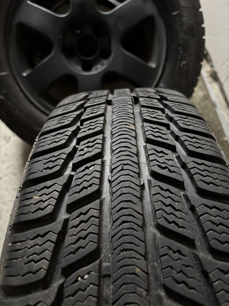 Felgi audi vw 15 cali 5x100 z oponami zimowymi