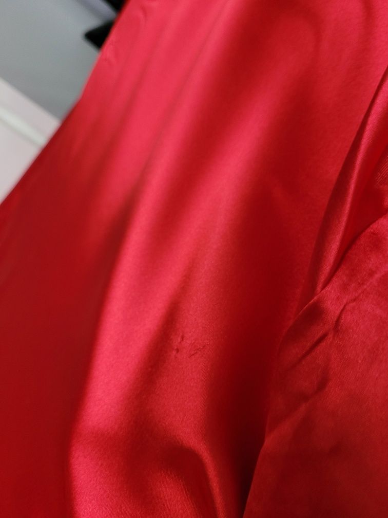 Elegancka nowa sukienka DeeZee czerwona S
