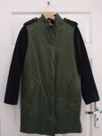 Jesienno-zimowy płaszcz/parka ZARA, rozmiar XS
