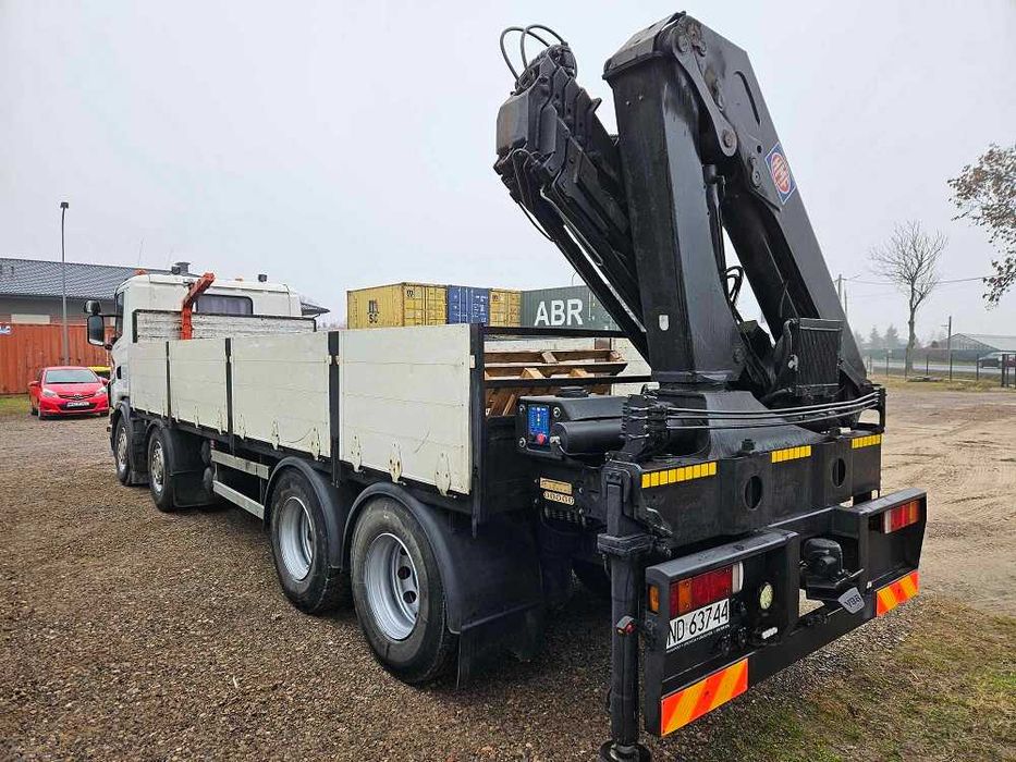 SCANIA G380 8x2 + HDS HMF2450   -  ŁADOWNOŚĆ: 16500 kg   -  730x245 cm