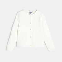 biały żakiecik bluza OKAIDI 10 lat 140 stan idealny
