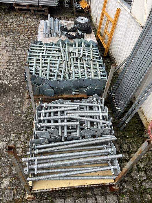 Bases niveladoras para andaime