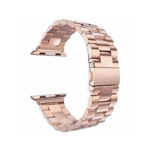 Mercury Pasek Metal Apple Watch 38/40/41 Mm Różowo Złoty/Pink Gold