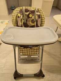 Детский стульчик для кормления chicco стілець крісло для годування