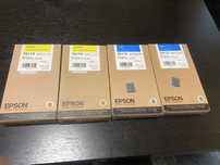 Epson tusze 2x T6114 oraz 2x T6112 Nowe